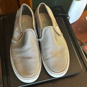 Van’s Silver slip on. Women’s size 9